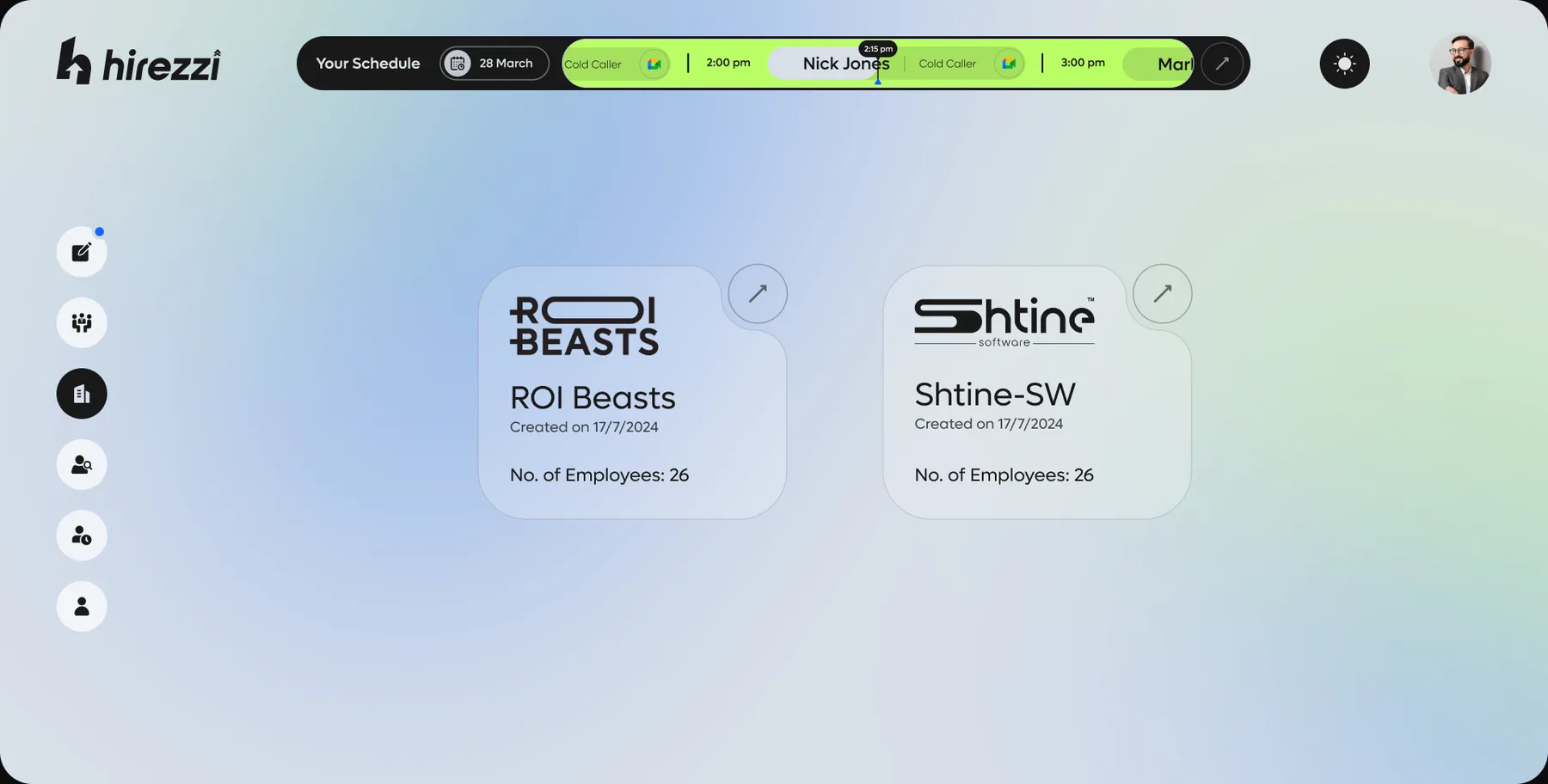 Hirezzi, UI/UX